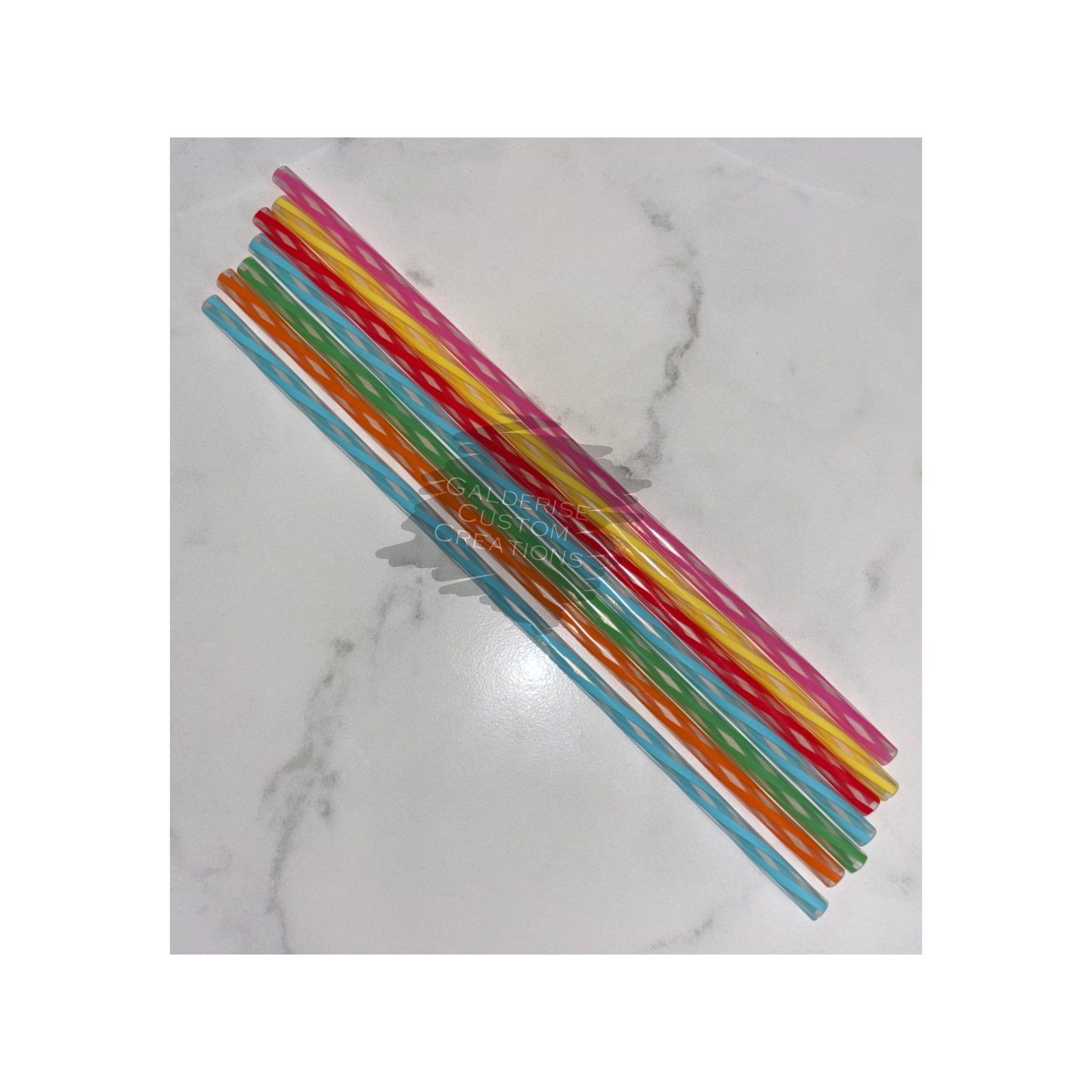 Striped Plastic- 11in