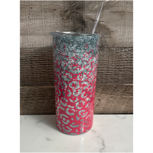 Pink Cheetah Glitter