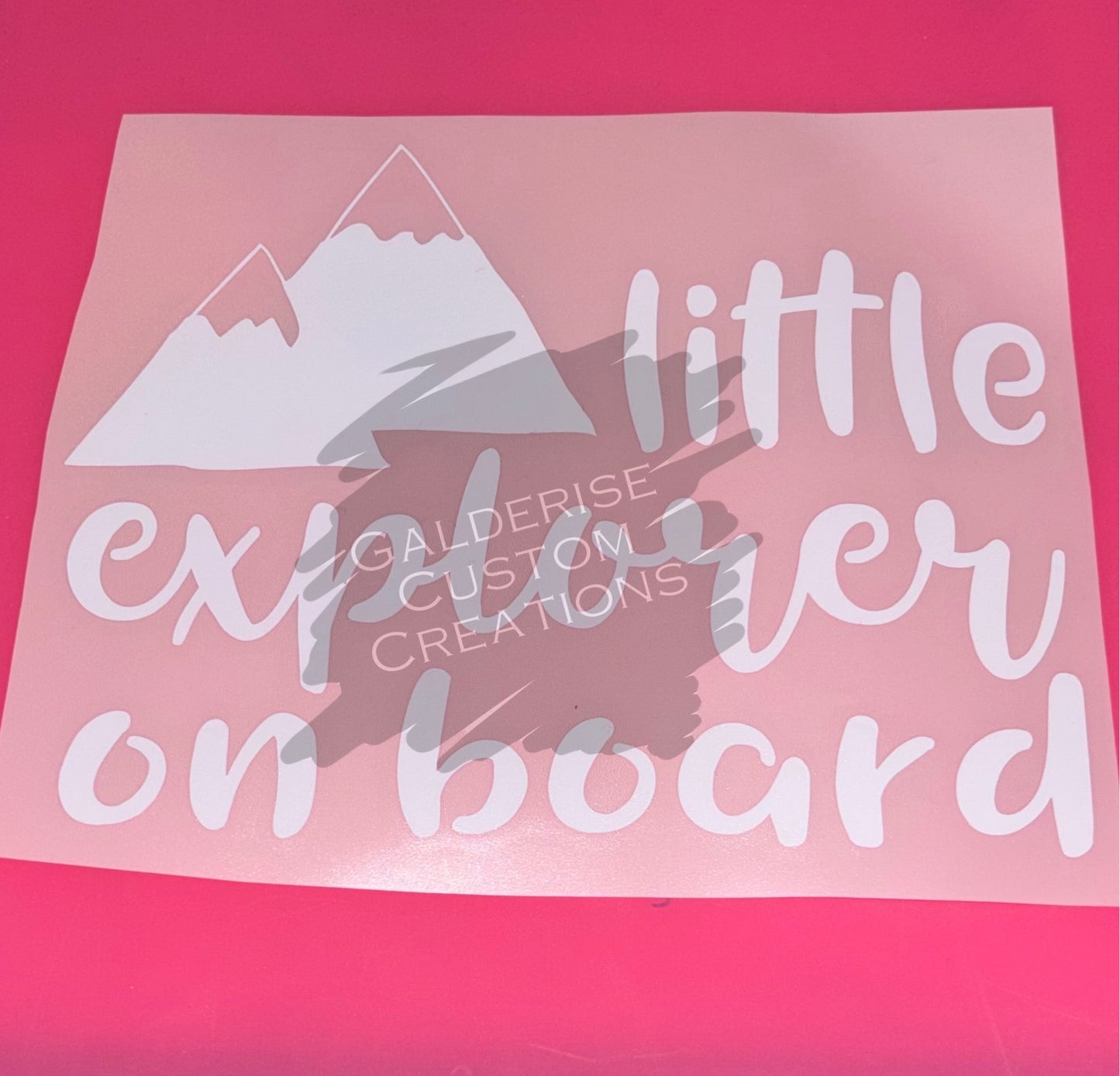 Little Explorer On Board