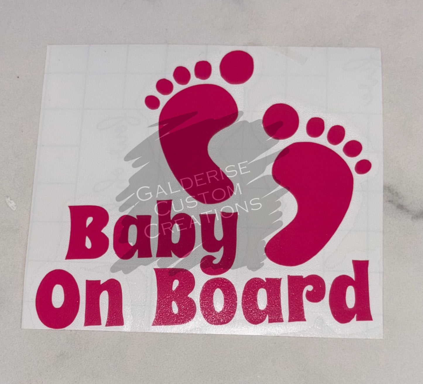 Baby on Board- Pink