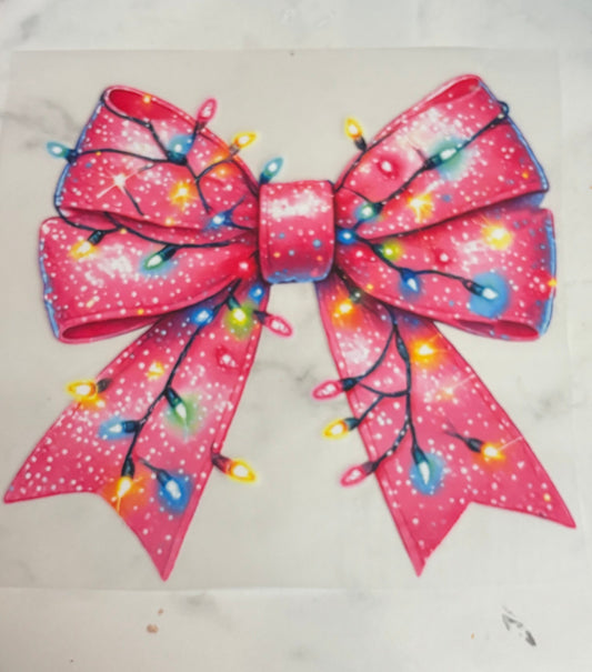 Pink Christmas Bow