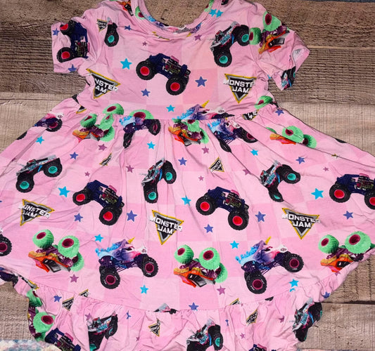 Pink Monster Truck