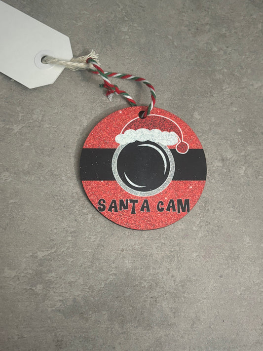 Santa Cam Ornament