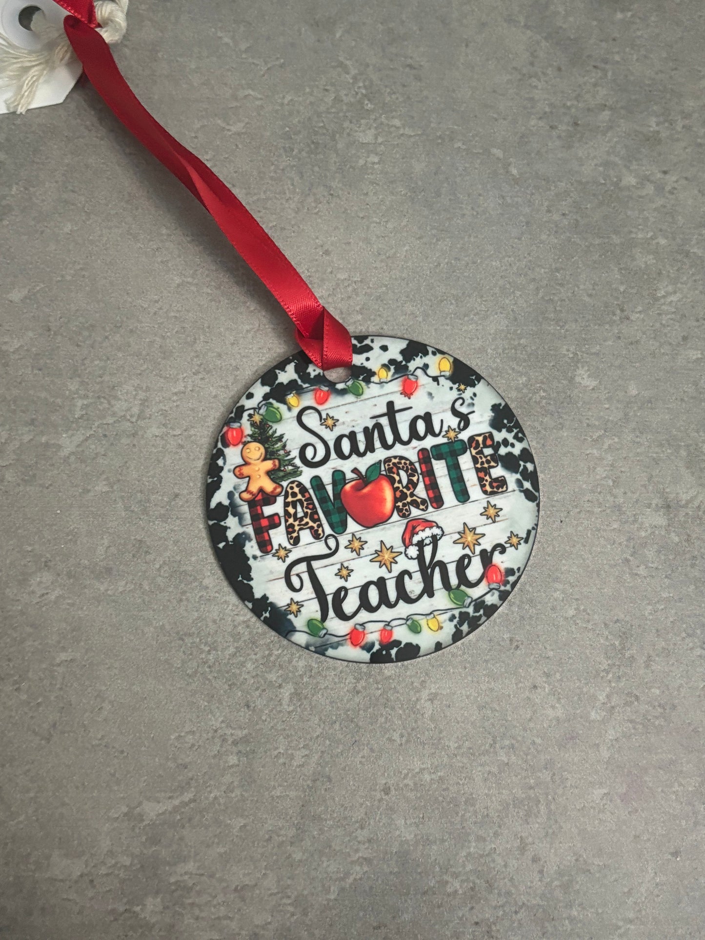 Favorite Teacher Ornament