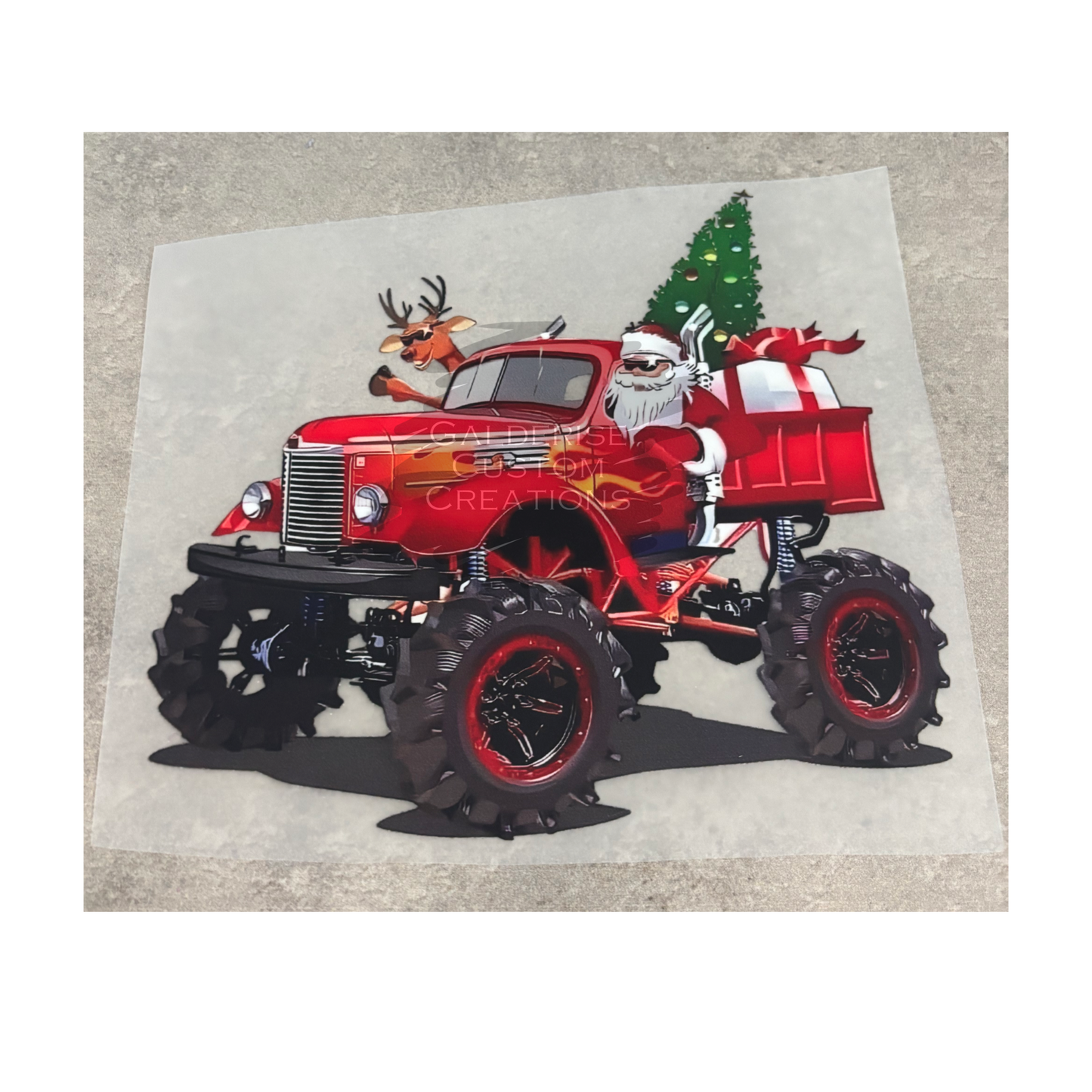 Santa Monster Truck