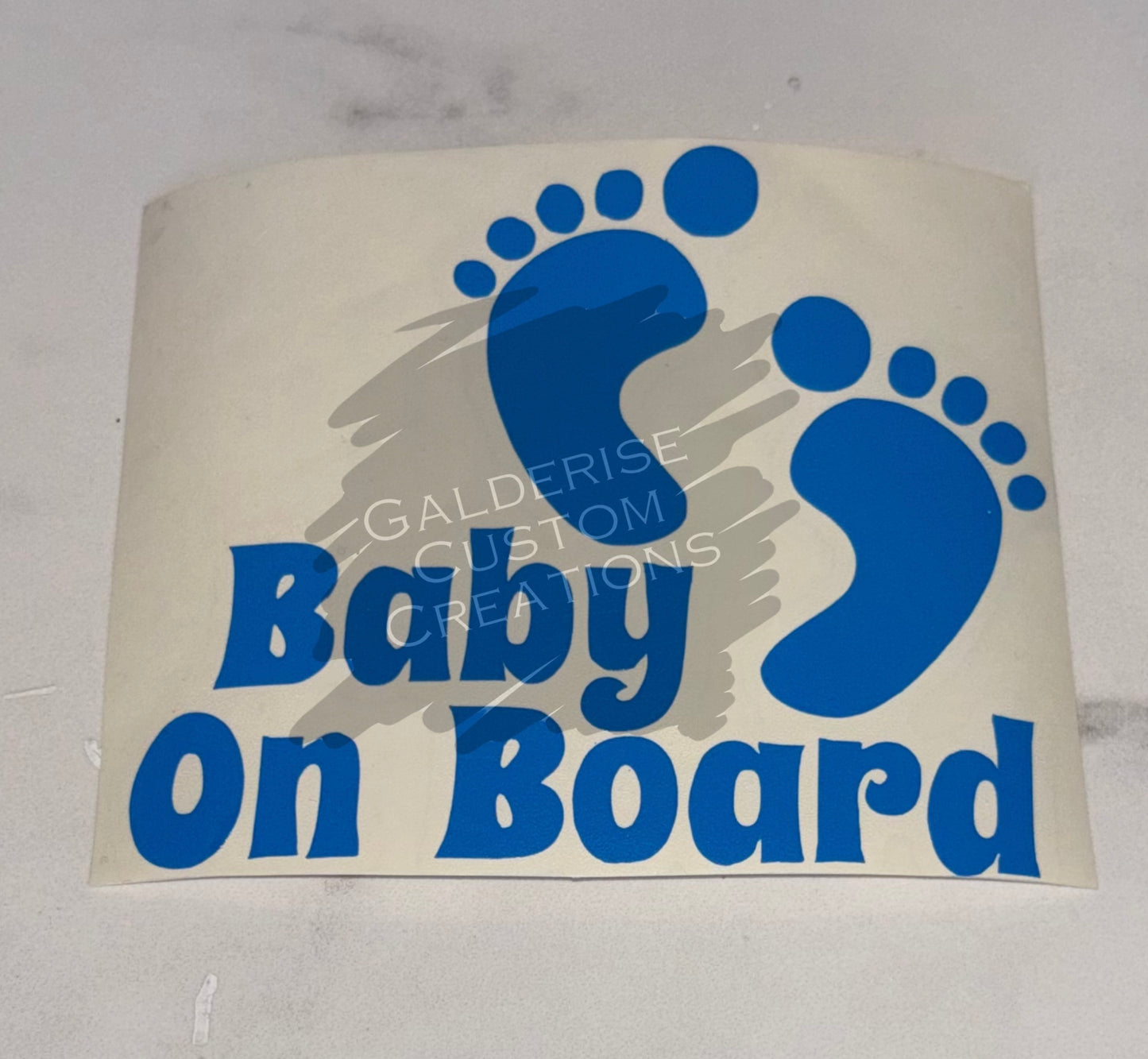Baby on Board- Blue