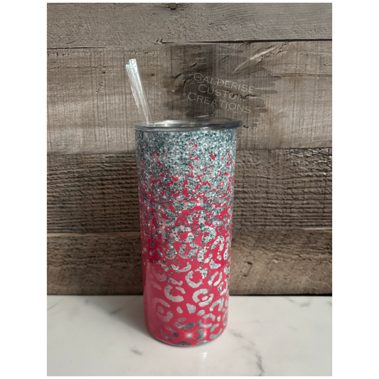 Pink Cheetah Glitter